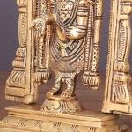 Brass Superfine Tirupati Balaji Lord Venkateshwara Idol | 6.5" Sacred Murti | 800g Premium Handcrafted Statue | Home Temple Blessing | Jaipurio